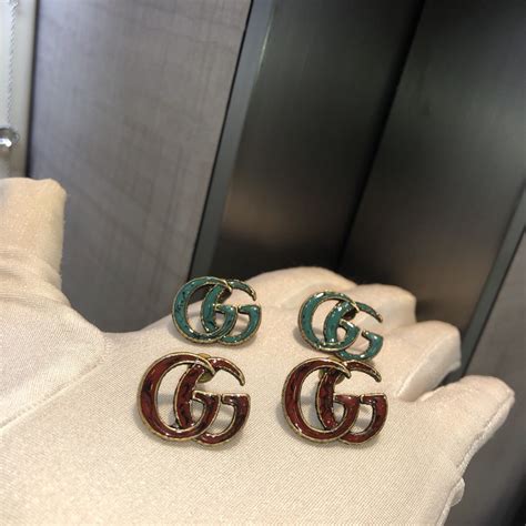 replica gucci earrings|authentic Gucci earrings.